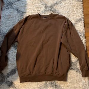 brandy melville brown erica sweatshirt